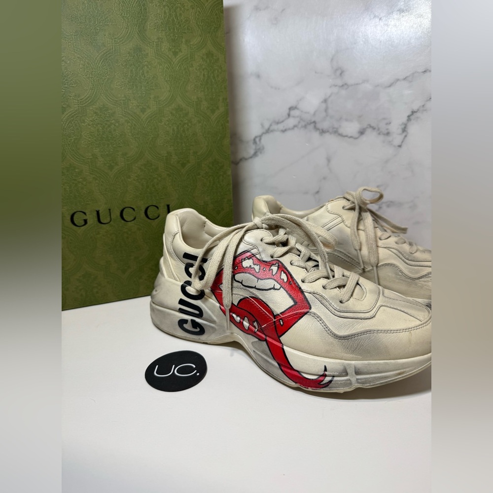 Gucci Rhyton Mouth Sneakers. Size 38.5. Suits a Women’s 8-8.5.